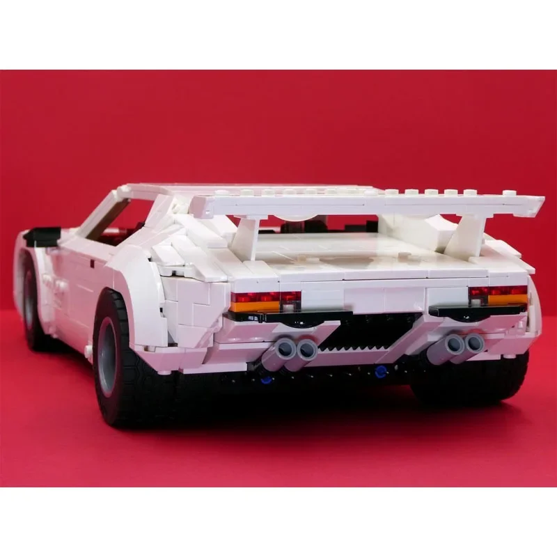 

MOC-211813, новый белый суперкар GT5-S, гоночный строительный блок, модель 1372, детали MOC, креативные детские строительные блоки на день рождения для мальчиков