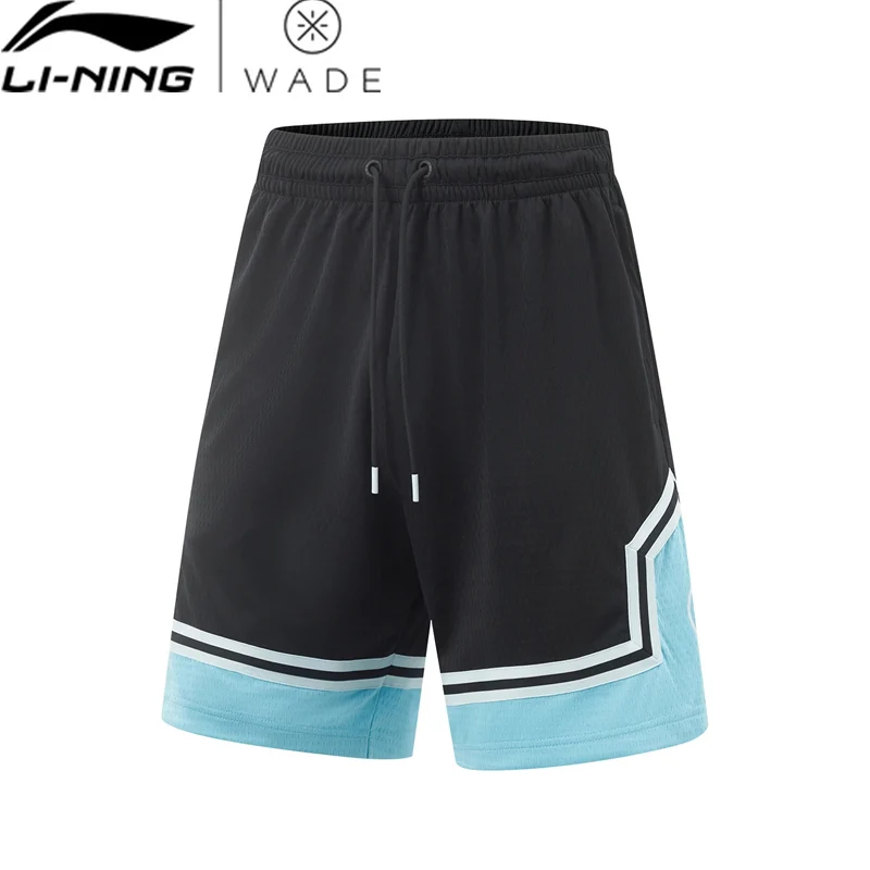 

Li-Ning Men Wade Competition Shorts AT DRY Polyester Regular Fit Breathable LiNing Professional Basketball Bottoms AAPV017