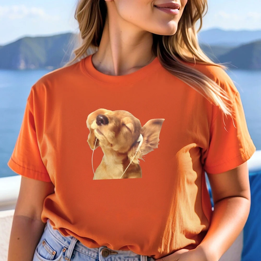 

Everyday Vintage Cotton Short Sleeve Tee - Y2K Women's Cute Core Top, Perfect with Denim Shorts Linen Pants