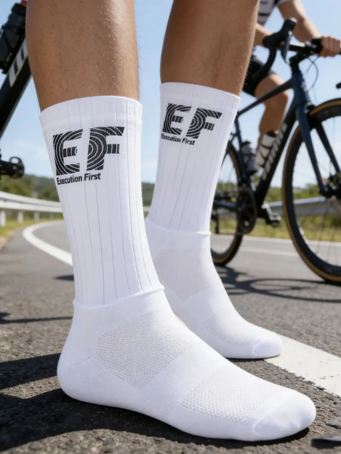 AliExpress NONE New Pro Aero compression Socks Anti Slip Silicone Cycling Socks Men women Bicycle Sport Running Bike mid-calf Socks Breathable