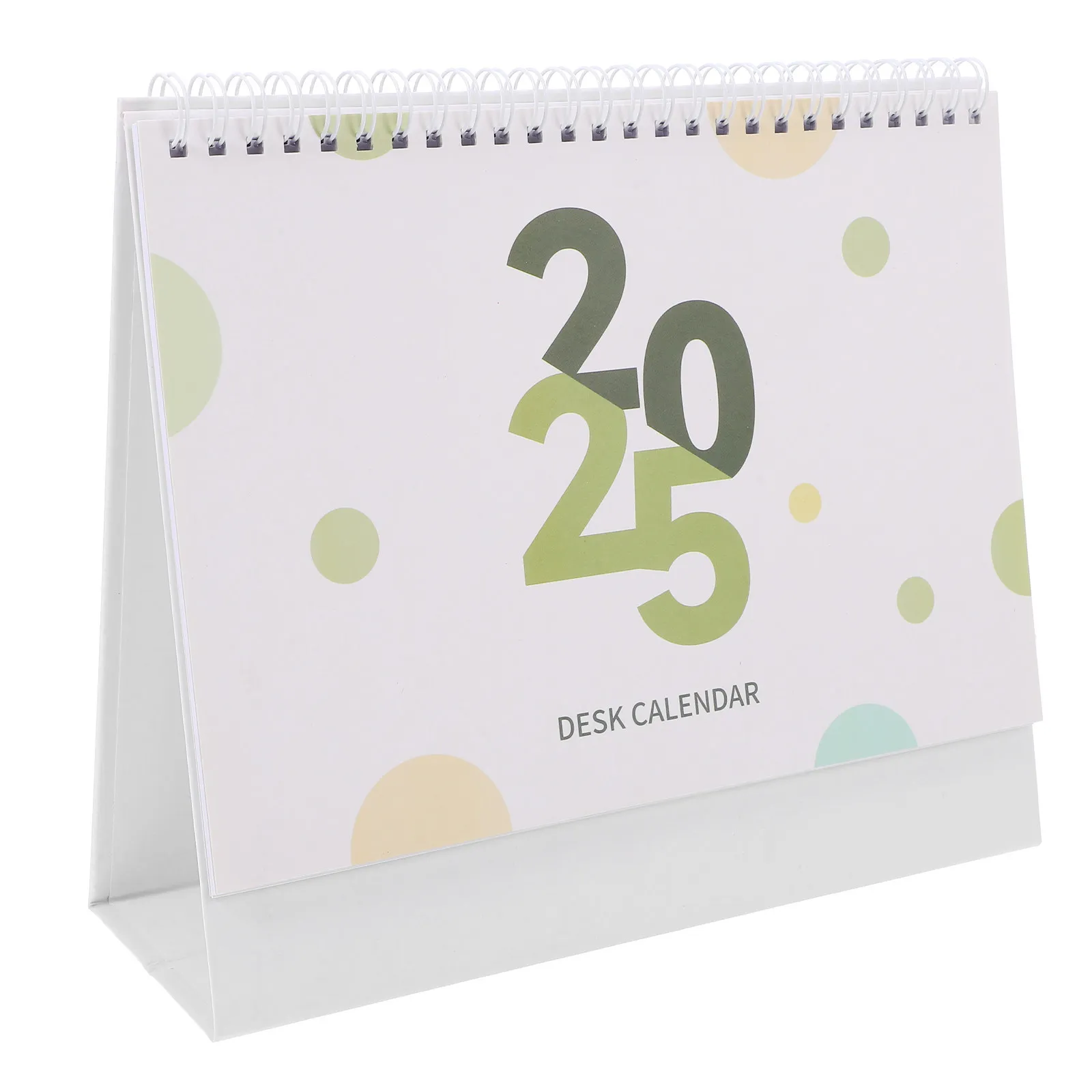 

2025 Flip Desk Calendar Standing Table Calendar for Professionals Students Teachers Monthly Planner Back Space Time