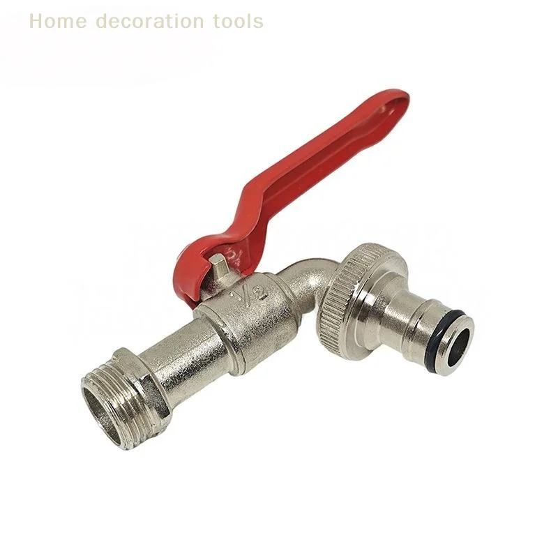 

portableLeakproof 1Pcs Zinc Alloy Garden Bibcock Ideal Faucet for Home Balcony and Industrial Irrigationitem