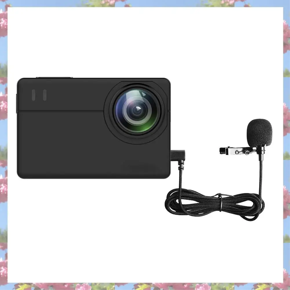Top Sale For SJCAM SJ8 SJ9 SJ10 Lavalier Microphone Type C External Handheld Action Camera Accessories