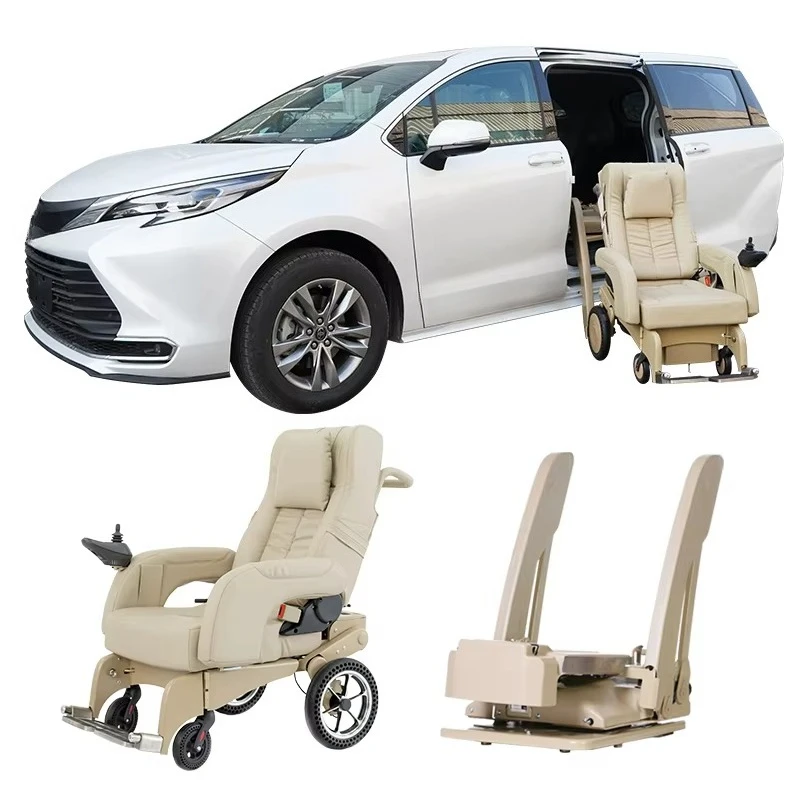 Commercial vehicle SUV model modified disabled lift rotating wheelchair