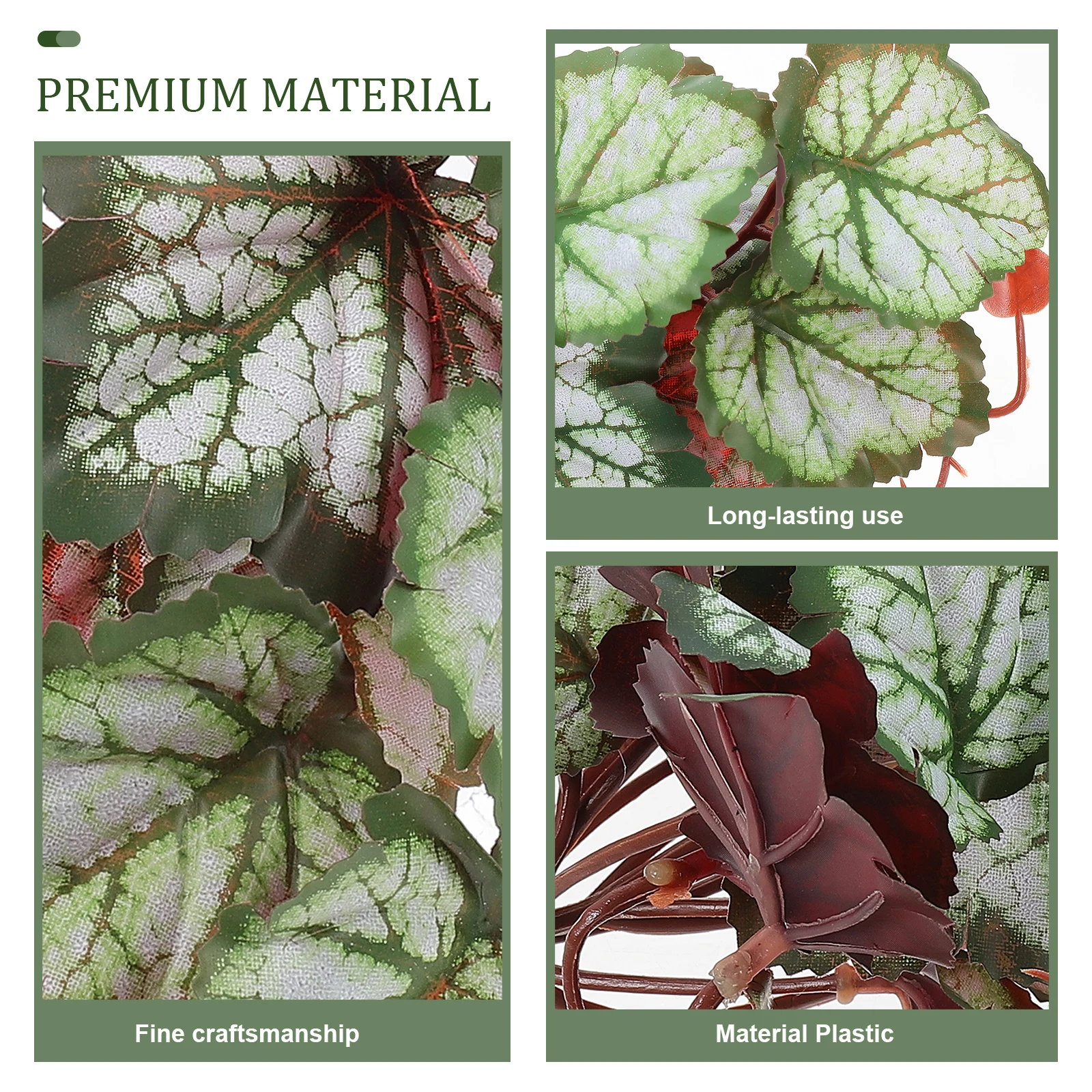 

Simulated Aquatic Plants Reptile Ornament Aquarium Decor Fish Tank Plastic Green Artificial Fake Plant Terrarium Pet Supplies