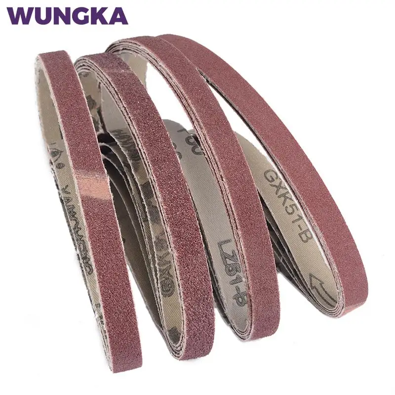 20pcs Sanding Belts 40Grit-1000Grit Powerfile Belt Sander Belts 13mm x 457mm For Abrasive Belt Tool