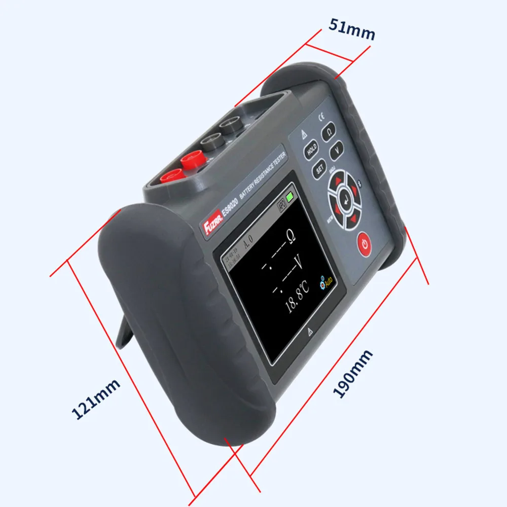 ES8020 Solar/Lead Battery Voltmeter Internal Resistance Temperature Same As Hioki 3554 Battery Resistance Test Meter