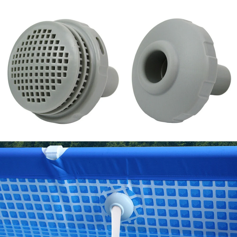 Inlet Nozzle Pool Screen Mesh Pool Inlet Jet Nozzle Easy To Use PoolHose Connection Swimming PoolAccessories