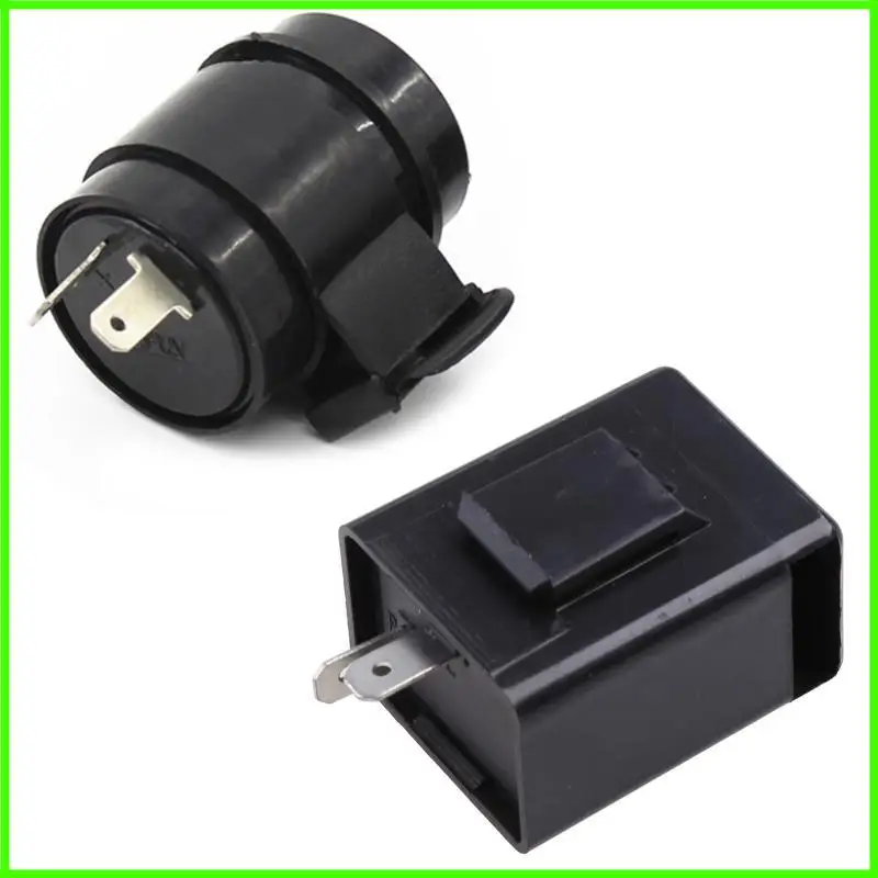 LED Motorcycle Electronic LED Flasher with Buzzer Fix Turn Flash 12V 2 Pin