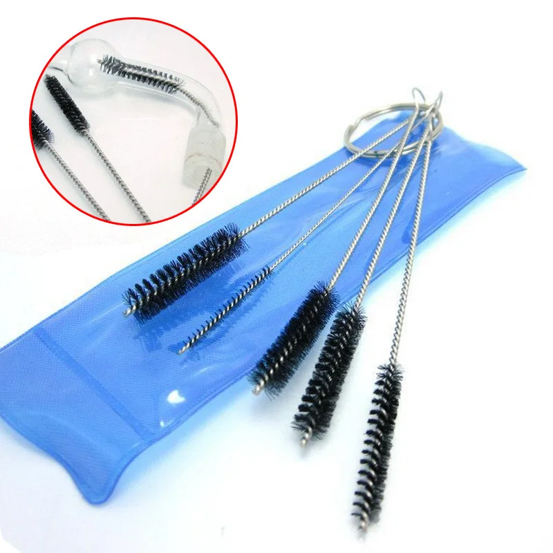 

High Quality 5pcs/set Durable Nylon Tobacco Pipe Cleaner Cleaning Stainless Steel Brush