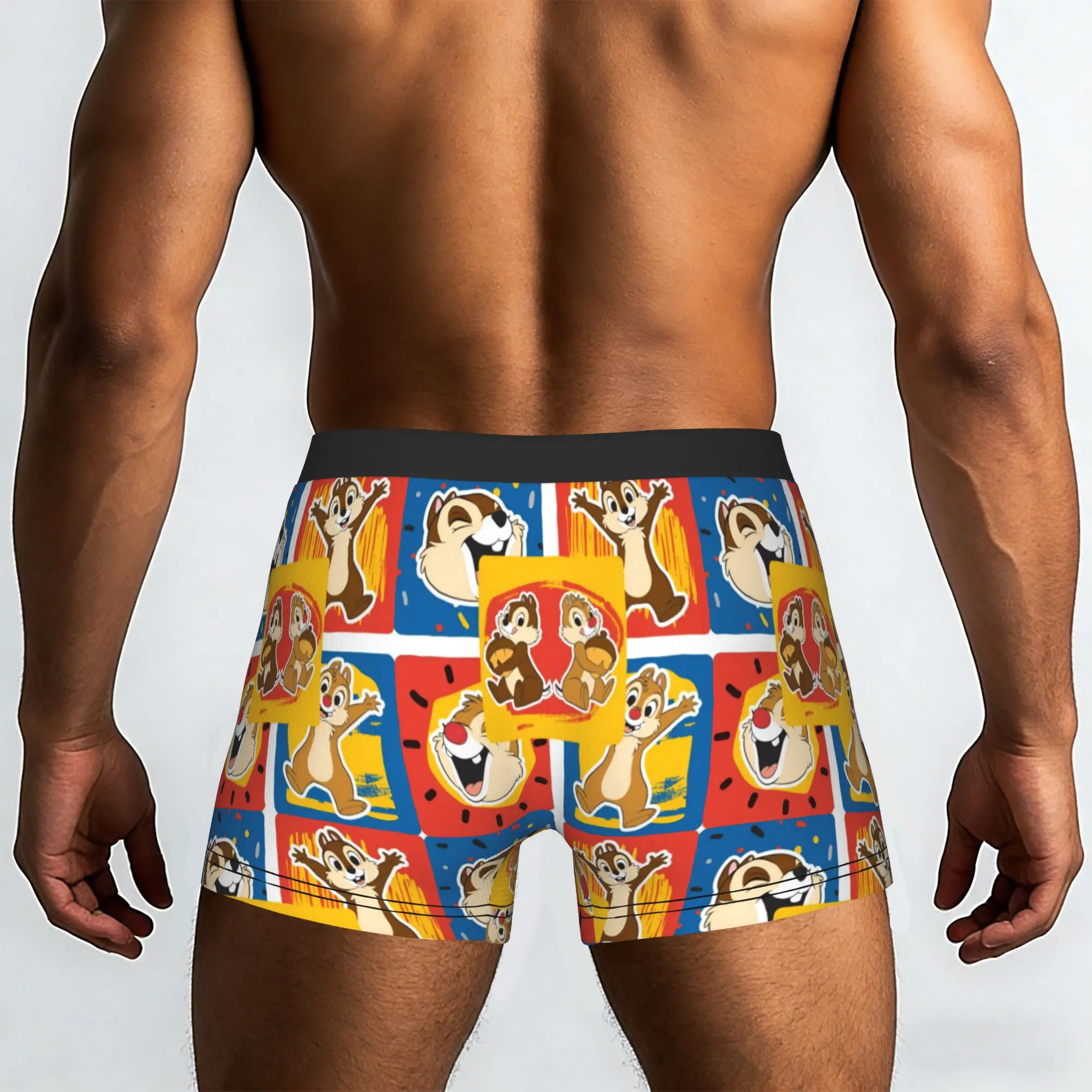 Custom Chip Anime D-Dales Underwear Male Print  Boxer Shorts Panties Briefs Breathable Underpants