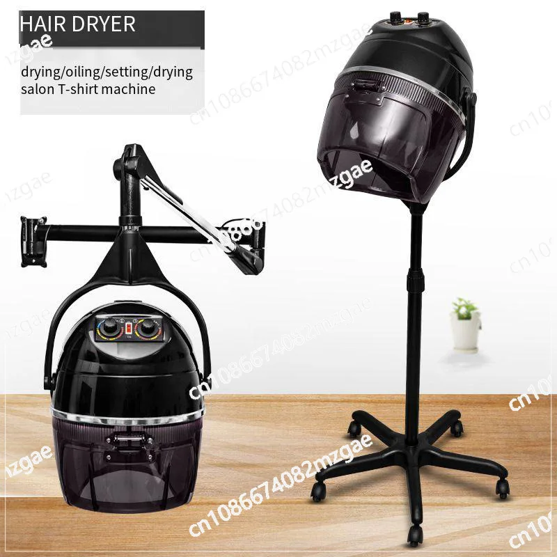 Hair Dryer Sit Under Hood Black Hair Dryer Professional Standing Hair Dryers Machine Salon Equipment Ionic Industrial