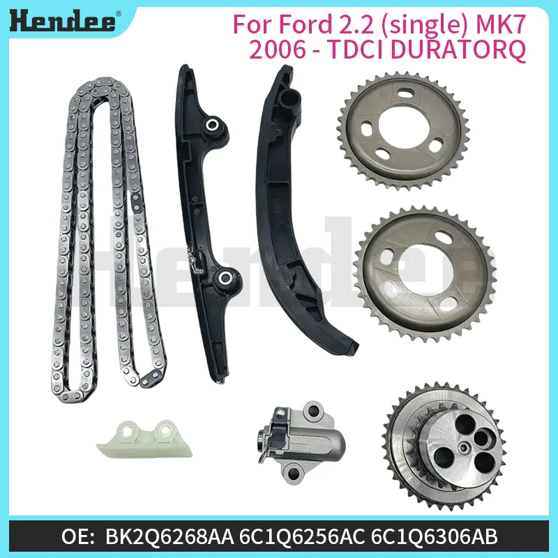 

For Ford 2.2 (single) MK7 2006- TDCI DURATORQ Timing Chain Kit,High-quality Automotive Parts OE:BK2Q6268AA(06CG.K-1-122)