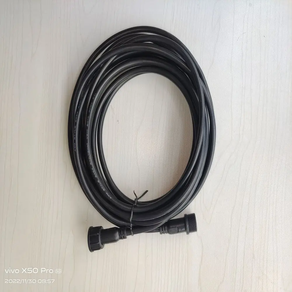 1 Pc 5 Meters 18AWG Black Solar Panel Extension Cable Coppe Wire With A Pair Waterproof Connector Used In Solar Panel System