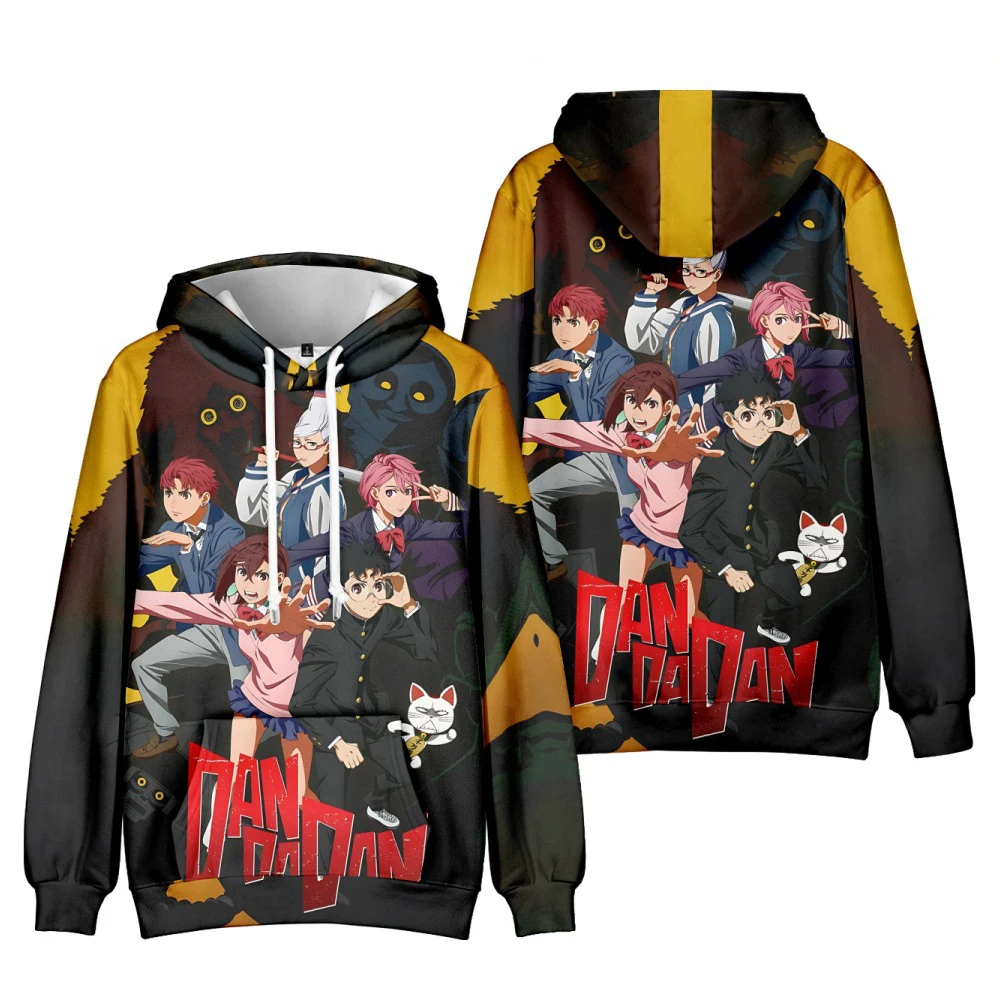 Anime Dandadan 3D Print Hoodies Men Women Hoody Oversized Hooded Sweatshirts Harajuku Tracksuits Pullover Tops Coat Man Clothing