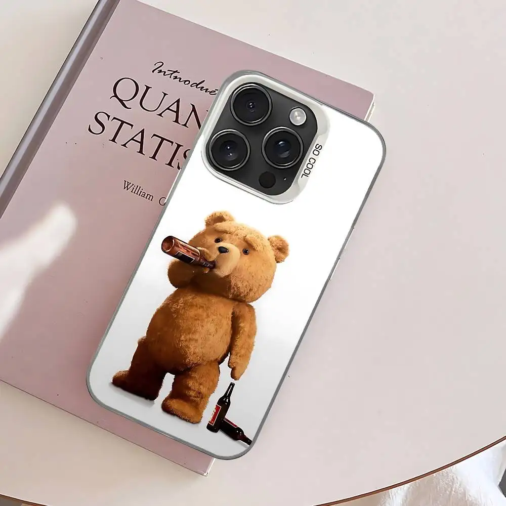 T-Teddy Bear Movie T-Ted Phone Case For IPhone 17 16 15 14 13 12 Mini 11 8 7 Pro Max Plus Colorful Phone Case view 4