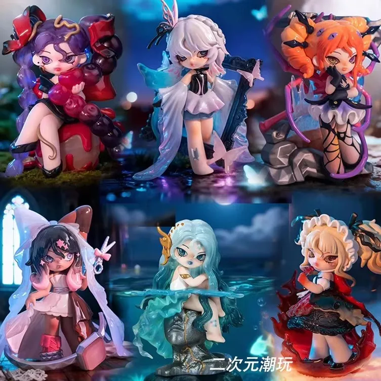 

Подлинная серия Nono Sova Nightmare Lullaby, слепая коробка, милая коллекция фигурок, украшение для рабочего стола, модный тренд, подарок для девочки