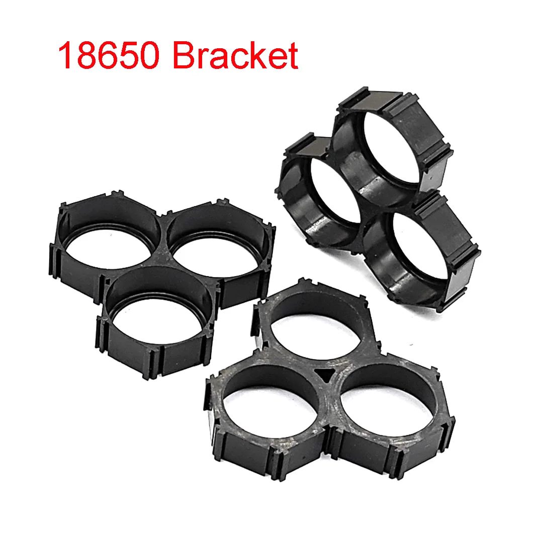 10 Pcs 18650 Bracket Bracket Misalignment Triangular Bracket 18650 Splicing Combination Bracket