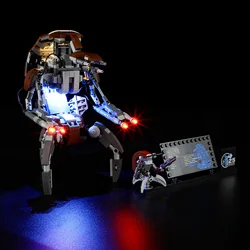 (Only LED Light No Bricks) 75381 Star Buildable Droidekas Robot (Not Include Building Blocks Bricks Kits Sets Model)