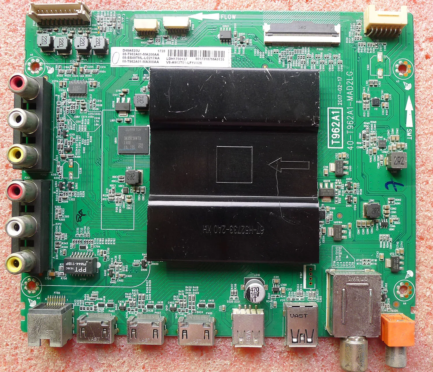 L55E5800A-UD D55A620U 40-T962A1-MAD2 LVF550ND1L test ok circuit board motherboard