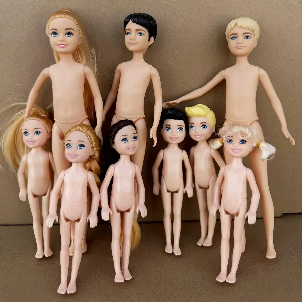 13 cm Mini Kelly 5-Zoll Puppe für kleine Jungen, Mädchen, Teenager, Schwestern, Brüder, dunkle, normale Haut, nackter Körper, Bjd 1/12 Spielzeug für Kinder – Detail 2