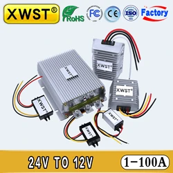 DCDCコンバーター24Vから12V40A 5A 8A 10A 20A 100A 50Aステップダウン24Vから12Vインバーターバックレギュレーター電圧CE（LED用ソーラー用）