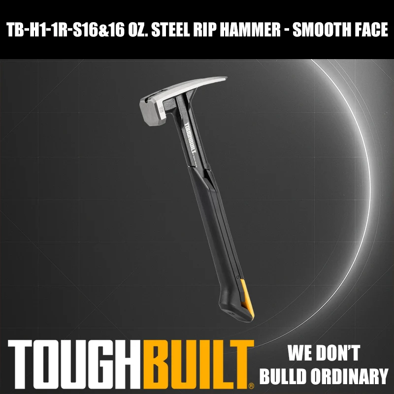 

TOUGHBUILT TB-H1-1R-S16/TB-H1-1R-S18 Рожок для бара Молоток Ручной инструмент 16 унций. 18НЗ.