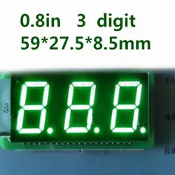 10PCS LED digital tube Green led digital tube 0.8