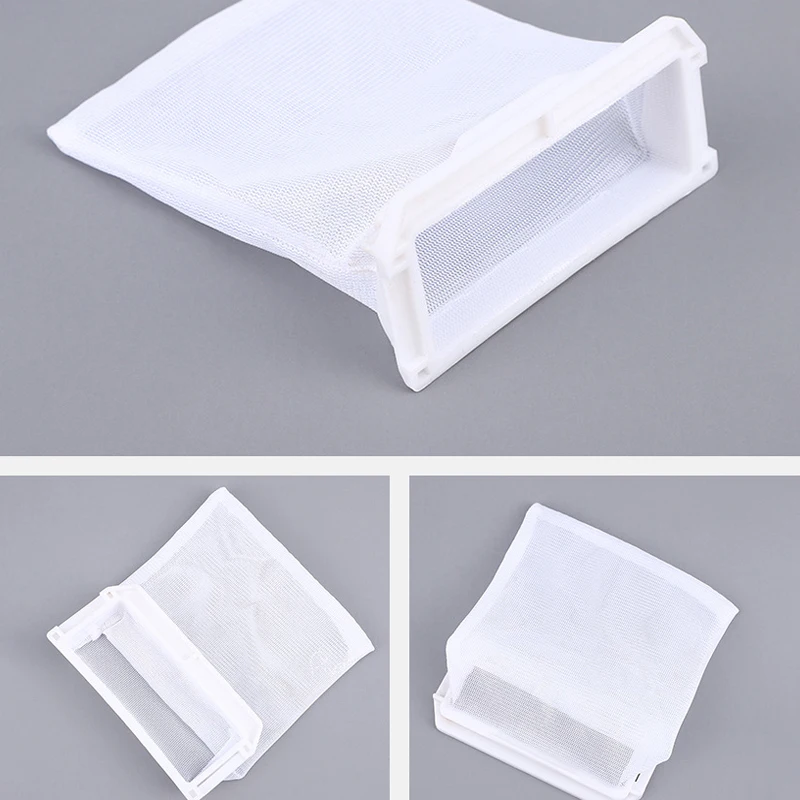 2Pcs Universal General Chip Line Lint Mesh Filter Dust bag filters For Panasonic washing machine repair parts 10.2*4.2cm