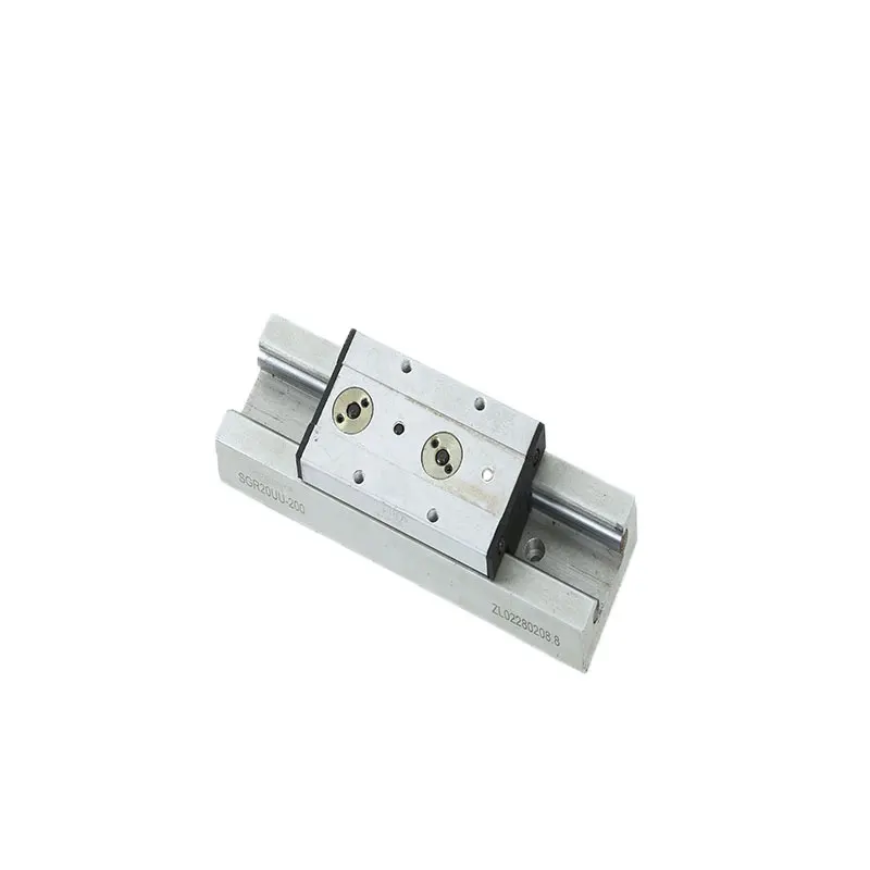 Imagem -03 - Guia Linear de Eixo Duplo Embutido Xyz-eixo para Roteador Cnc Conjunto de Slider de Rolo Sgr20n Bloco Sgb20n Trilho Linear l 12002000 mm 47 mm