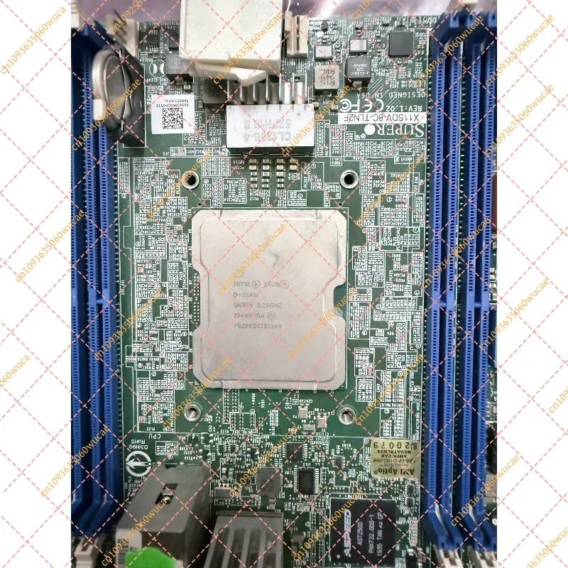 X11SDV-8C-TLN2F Intel D-2141I 8-Core ITX Board, Dual 10GbE, IPMI for NAS, AI & Software Router