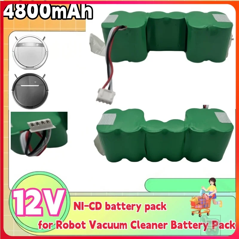 ❤ Высококачественный аккумулятор для Ecovacs Deebot DM87 DM88 DG716 DE35 DE55 DE5G DD35 12 В 4800 мАч робот-пылесос Batttery Pack 🔋