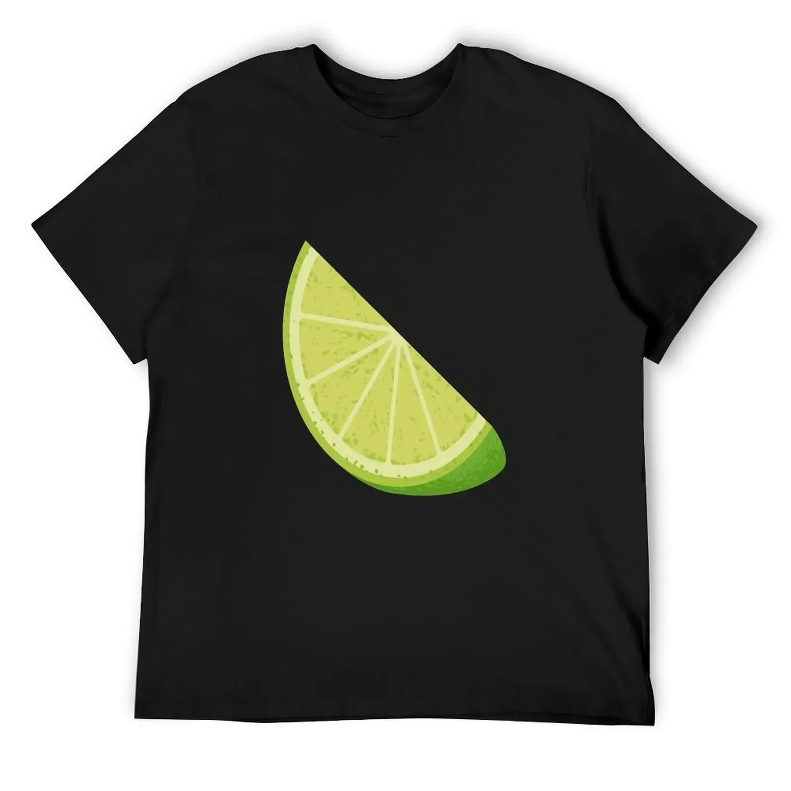 

Lime Slice T-Shirt custom t-shirts hippie clothes oversized graphic tee funny shirt cotton t shirt for men