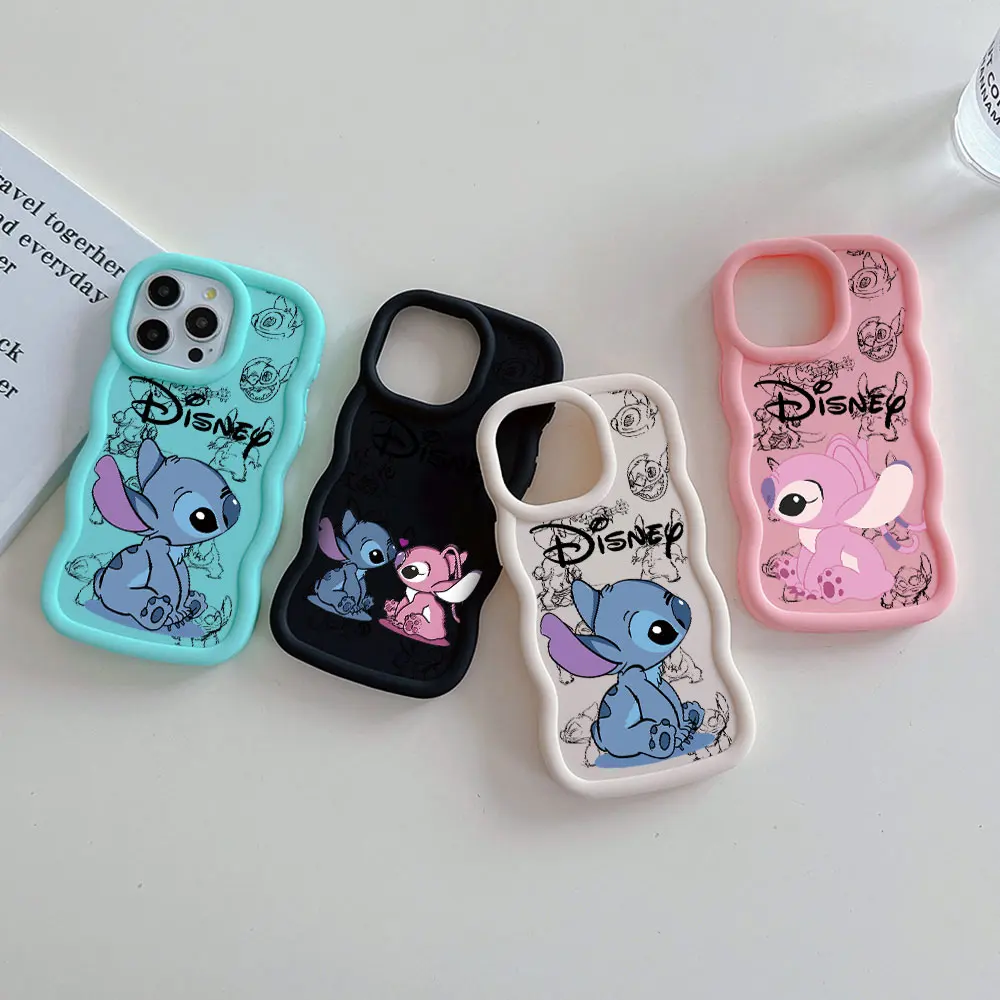 Popular Cartoon Stitch Phone Case For Samsung A03 A04 A10S A11 A12 A20S A21S A13 A14 A55 A54 A34 A53 A30 A32 A33 A73 5G Cover