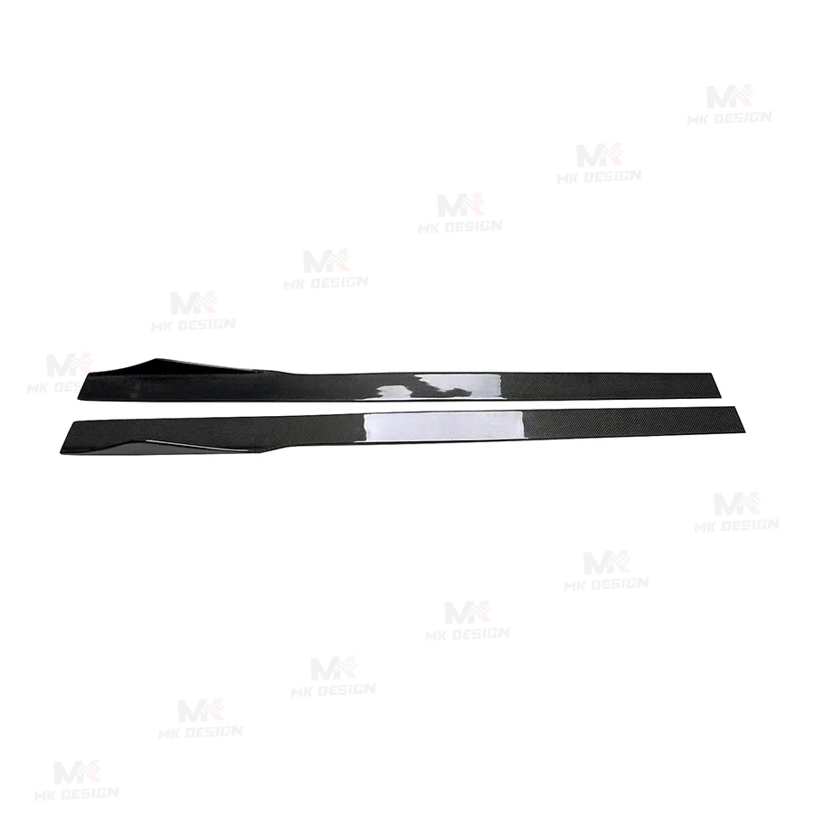 

Carbon Fiber MTC Style Side Skirts Extension Lip for BMW M2 M2C F87 2016-2020 Side Bumper Aprons Rocker Panel Car Accessories