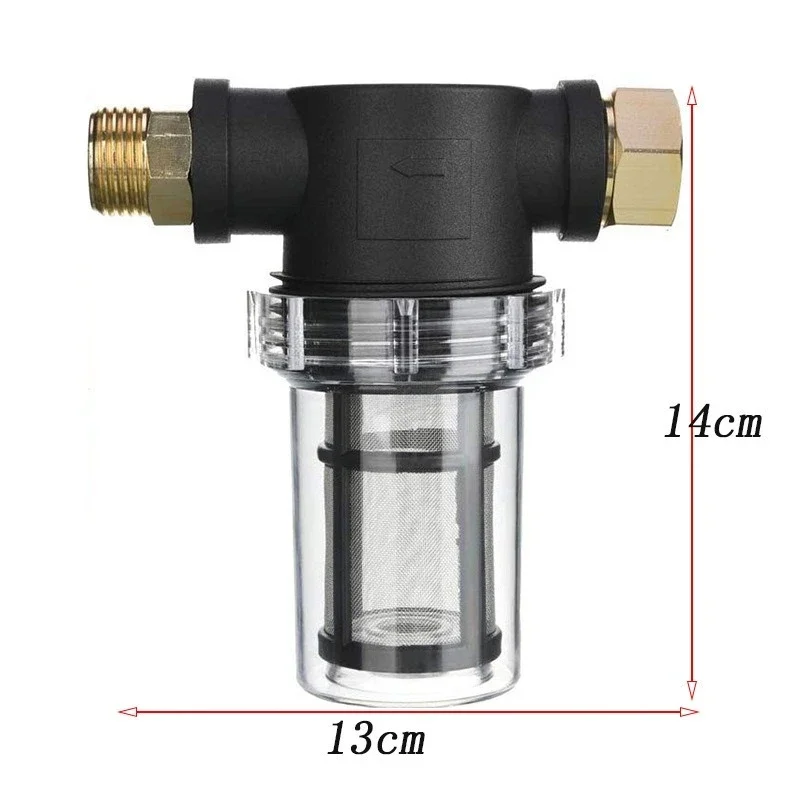 High Pressure Washer Water Filter For Karcher K2 K3 K4 K5 K6 K7 G 3/4\'\' Water Filters With 2 Filter Cores For Lavor For Nilfisk