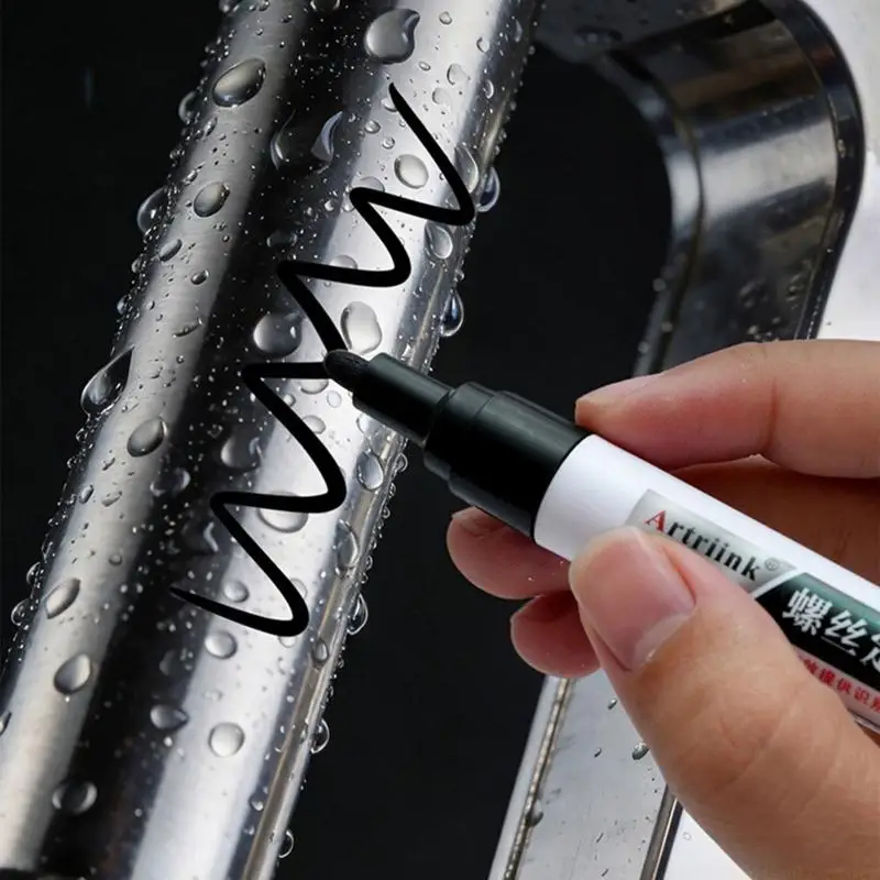 3mm Fine Point Screw Marking Pen Quick Dry Inks Screw Positioning Paint Pen For Electronic And Machinery