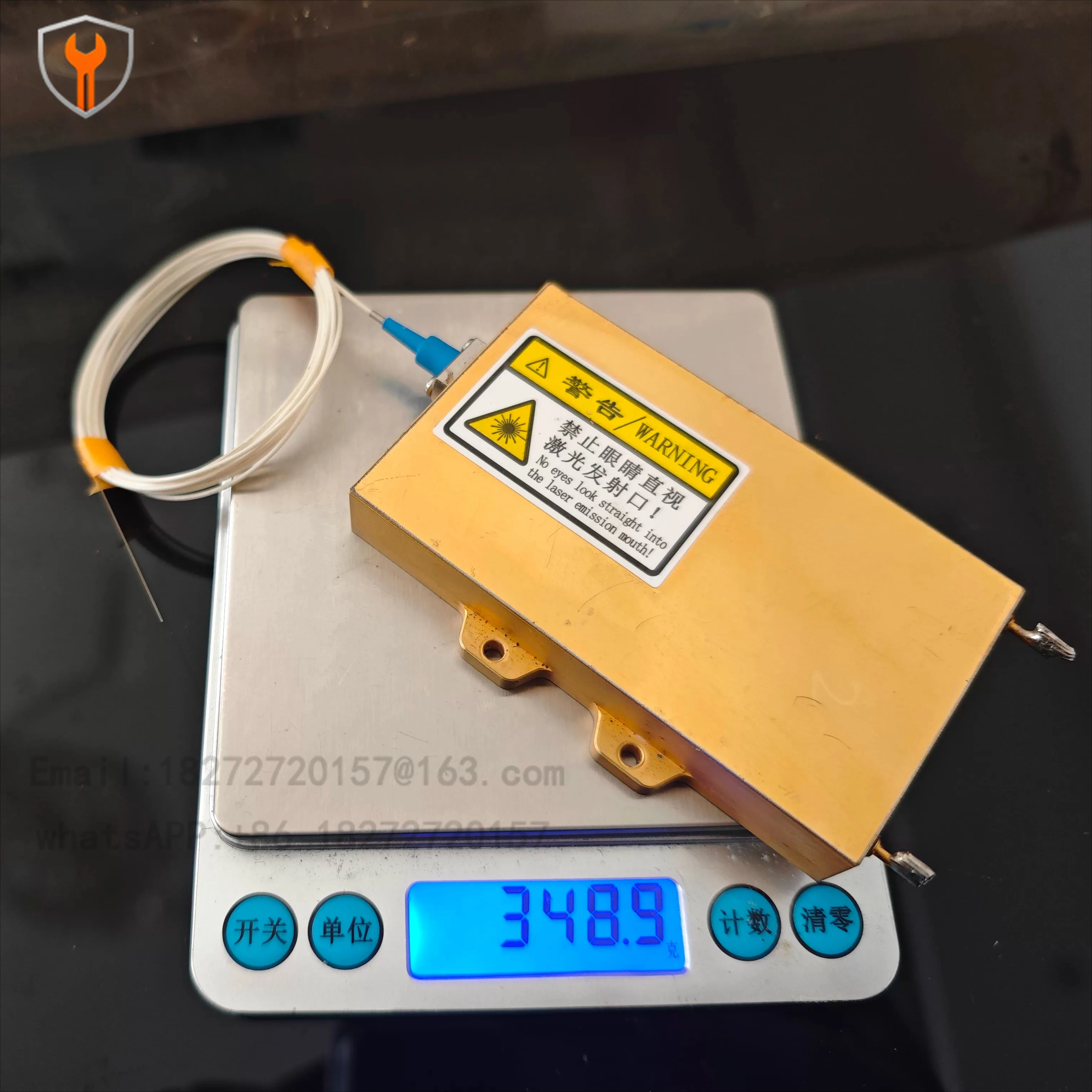 200w laser pump source 24v pump with long fiber second-hand disassembly power sufficient test delivery for maintenance parts