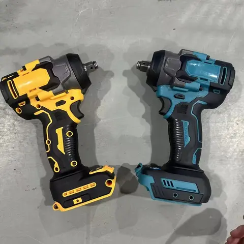 Borstlös elektrisk slagnyckel 1200N.M skruvmejsel sladdlös elektrisk skiftnyckel elverktyg passar Makita/Dewalt 18V batteristift 10 best sales drillpro kdw9422 - №5