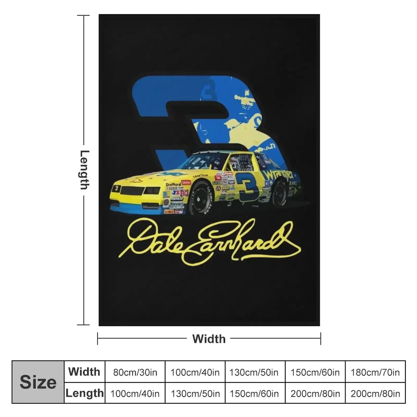 Dale Sr #3 Retro Stock Car Throw Blanket heavy to sleep for sofa Decorative Beds Thin Blankets