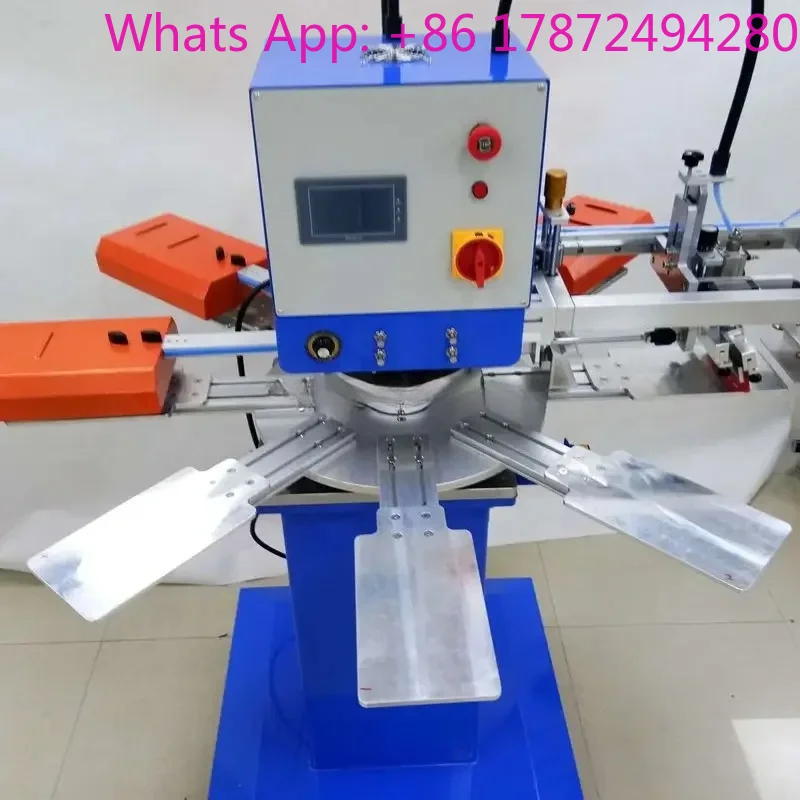 Rapid Tag 2 colors T-shirt Screen Printer Flash Dryer Garment Screen Printing Machine For Paper Bag Non-Woven Bags