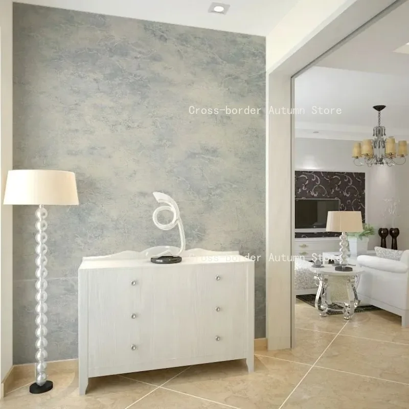Mottled Plain Non Woven Fabric Cement Wallpaper Bedroom Living Room Sofa Background Bronzing Wallpaper Papel De Pared Industrial
