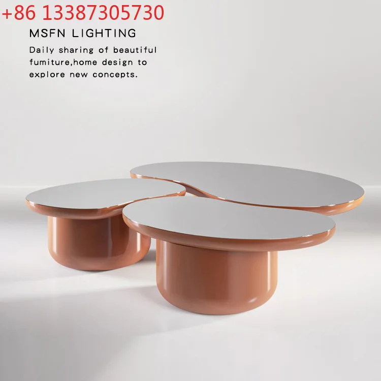 

Nordic personality creative designer side sofa side table tea table