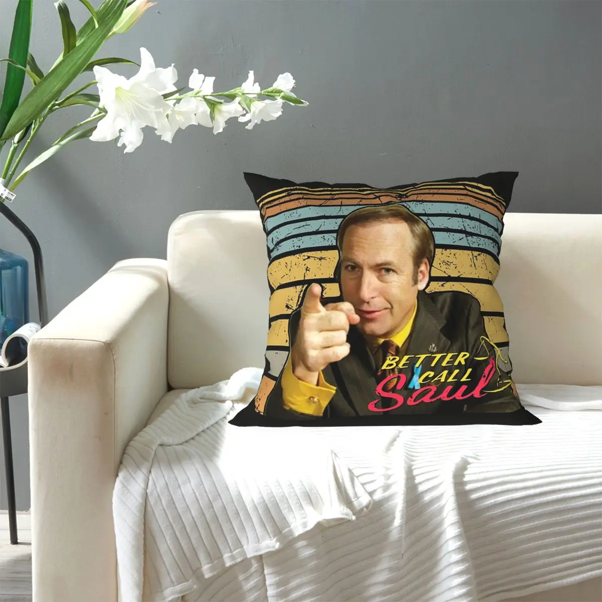Better Call Saul Classic Square Pillowcase Pillow Cover Cushion Zip Decorative Comfort Throw Pillow for Home Sofa
