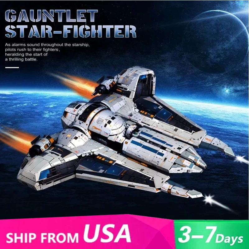 

2948PCS MOC Space War Kom'rk-Class Fighter Transport Starfighter Building Blocks Model High-Tech Spaceship Toys Kids Adult Gift