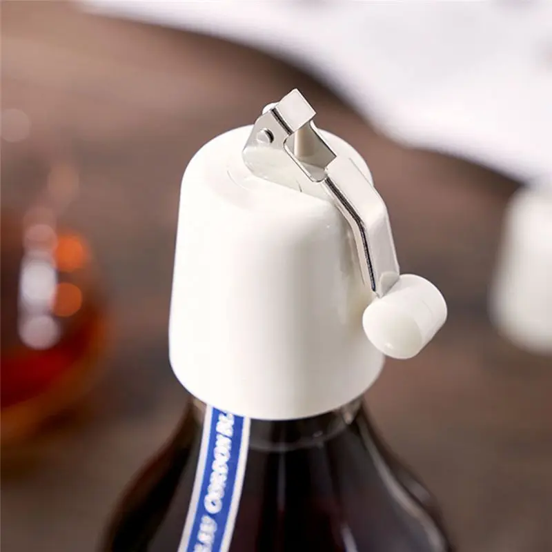 popop 2Pack Wine Bottle Stopper, Wine Bottle Plug with Silicone, Expanding Beverage Bottle Stopper