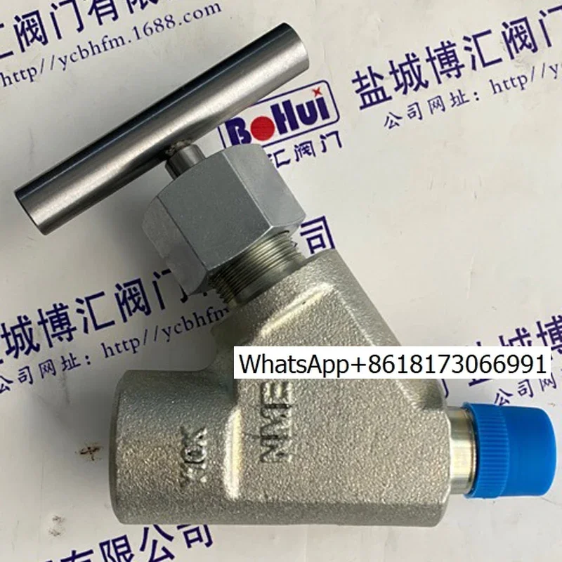 Oilfield Coker tipo Y tipo aguja 70MPa, válvula de manómetro, NPT1/2-M20 * 1,5