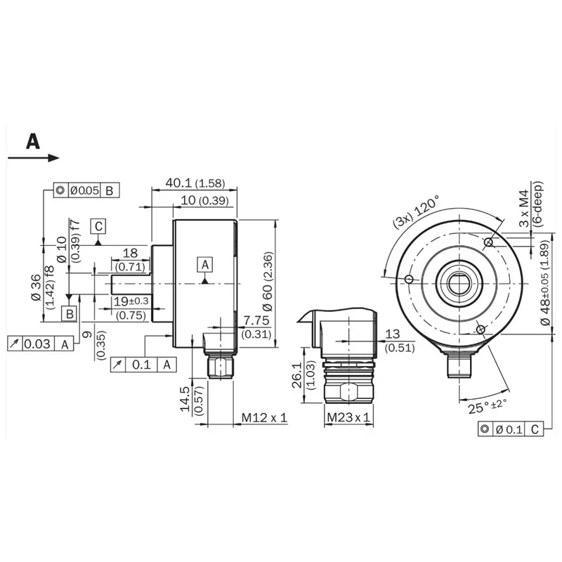 SICK AFM60B-S4AA004096 1037777 Control Motion Sensor Absolute Type Code