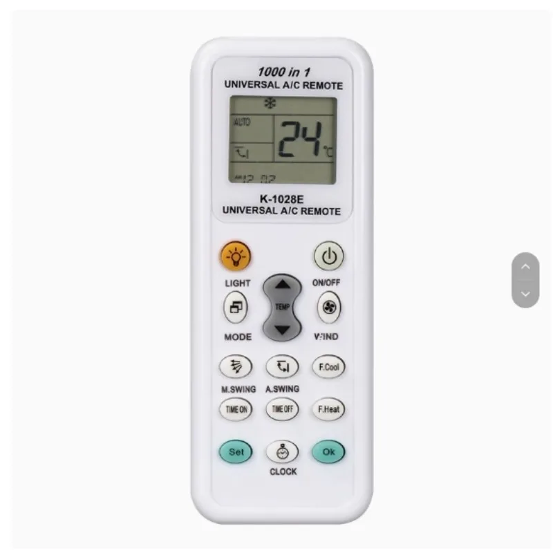 K-1028V versione inglese, telecomando universale per condizionatore d'aria a infrarossi