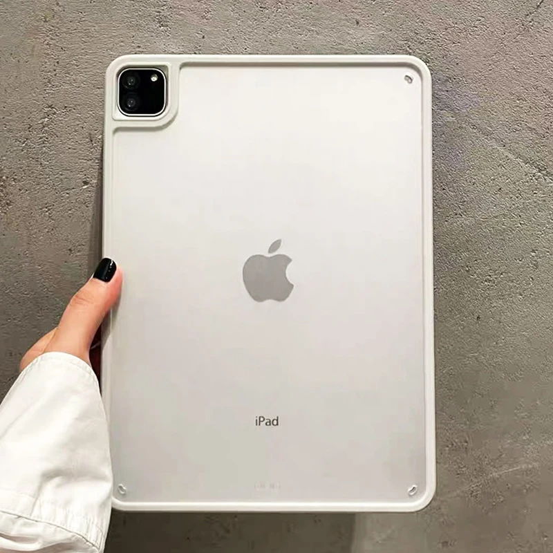 Translucent Case For iPad Air Pro Mini 2024 2025 A16 13 11 12.9 Cases 4 5 6 7 8 9 10th 11th Generation 10.2 10.9 inch Cover